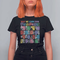 What We Learn From Black History T Shirt For Women Black Civil Rights Leaders