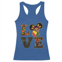 I Am Black Child Racerback Tank Top LOVE Black History Month Strong African American Pride