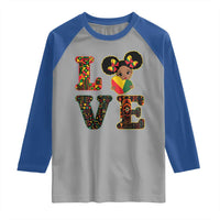I Am Black Child Raglan Shirt LOVE Black History Month Strong African American Pride