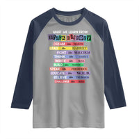 What We Learn From Black History Raglan Shirt Celebration African American Roots Pride TS02