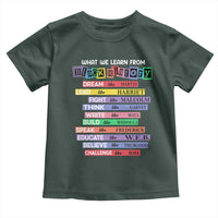 What We Learn From Black History Toddler T Shirt Celebration African American Roots Pride TS02
