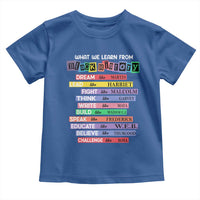 What We Learn From Black History Toddler T Shirt Celebration African American Roots Pride TS02