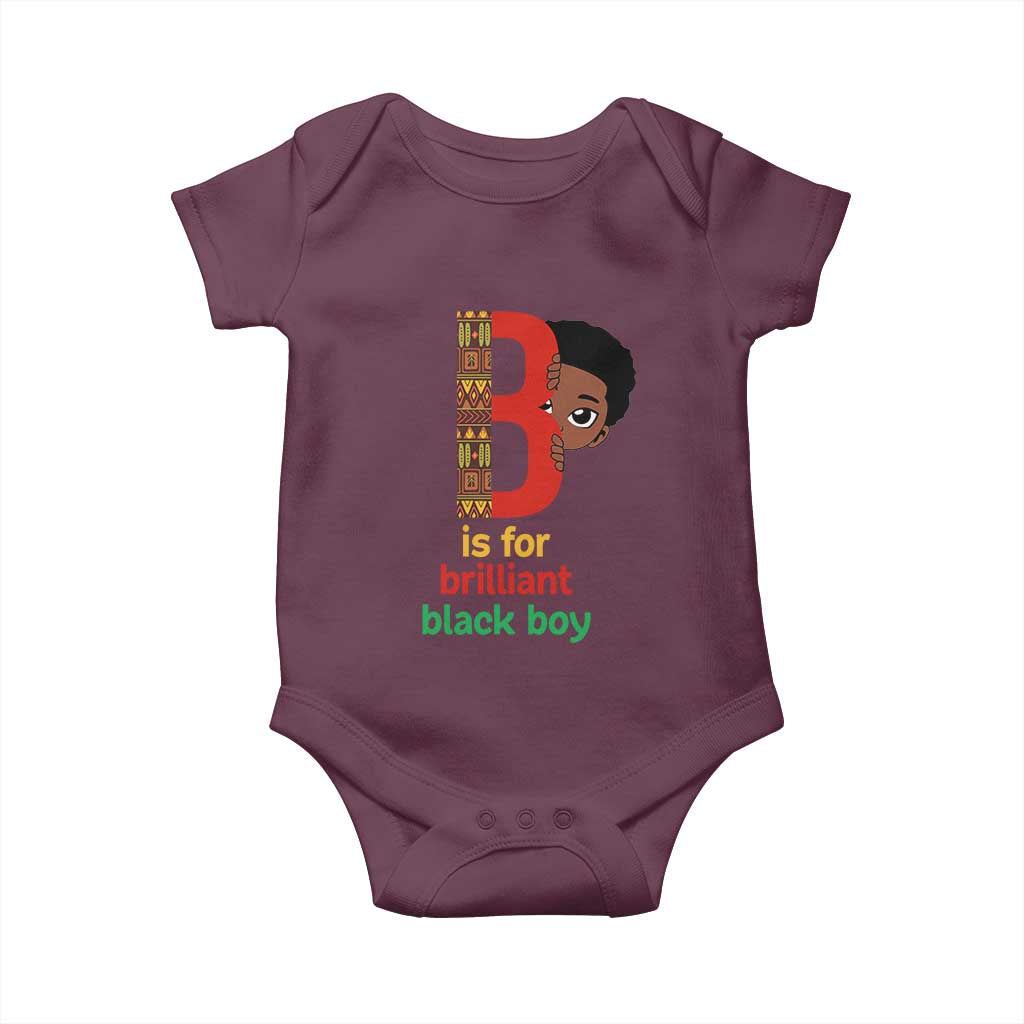 Black History Month Boy Baby Onesie B Is For Brilliant HBCU Education