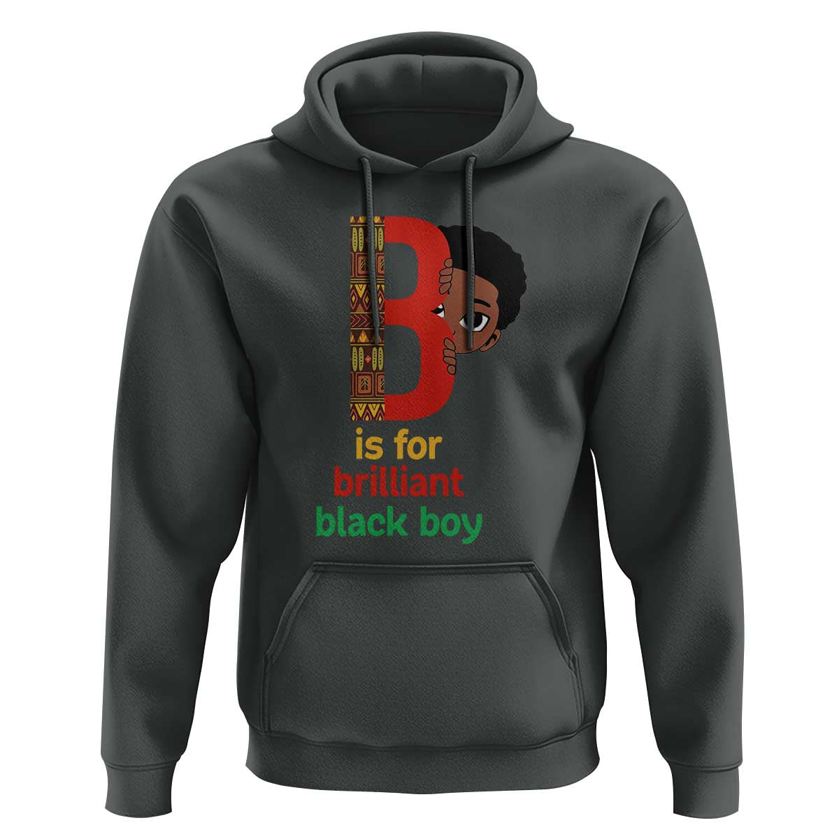 Black History Month Boy Hoodie B Is For Brilliant HBCU Education