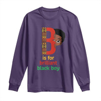 Black History Month Boy Long Sleeve Shirt B Is For Brilliant HBCU Education