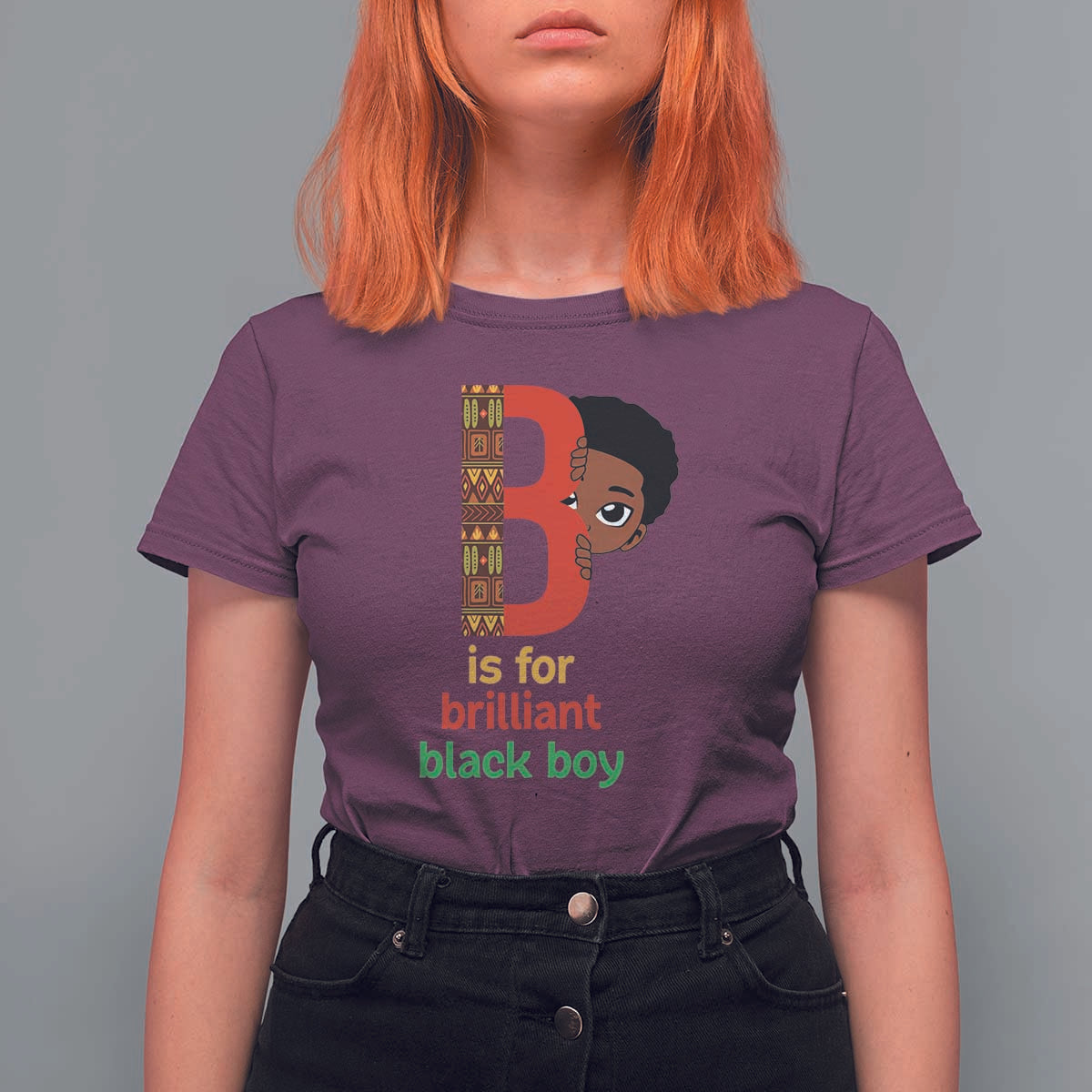 Black History Month Boy T Shirt For Women B Is For Brilliant HBCU Education