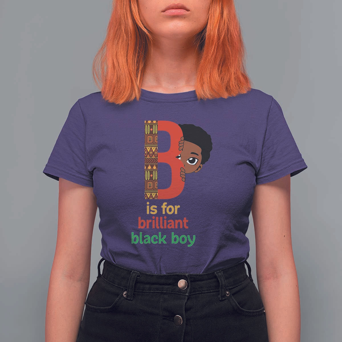 Black History Month Boy T Shirt For Women B Is For Brilliant HBCU Education