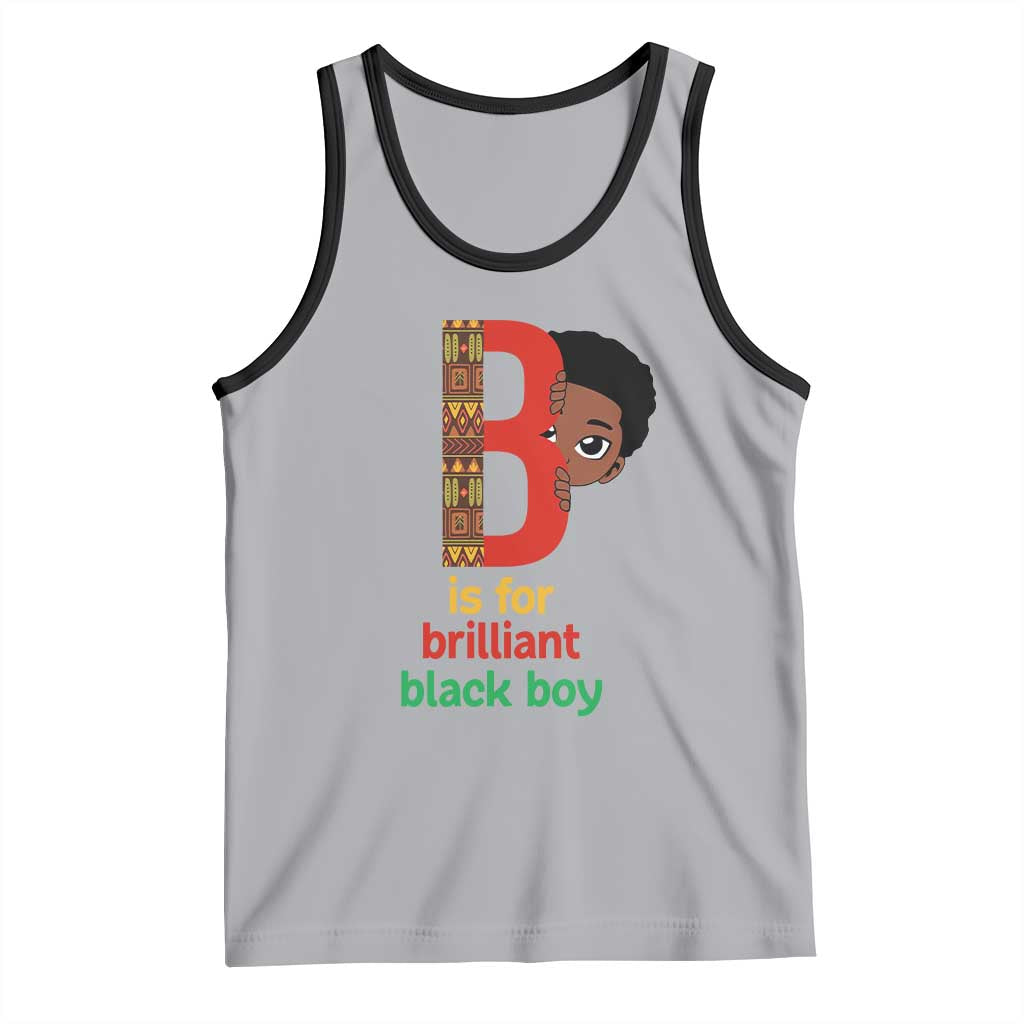Black History Month Boy Tank Top B Is For Brilliant HBCU Education