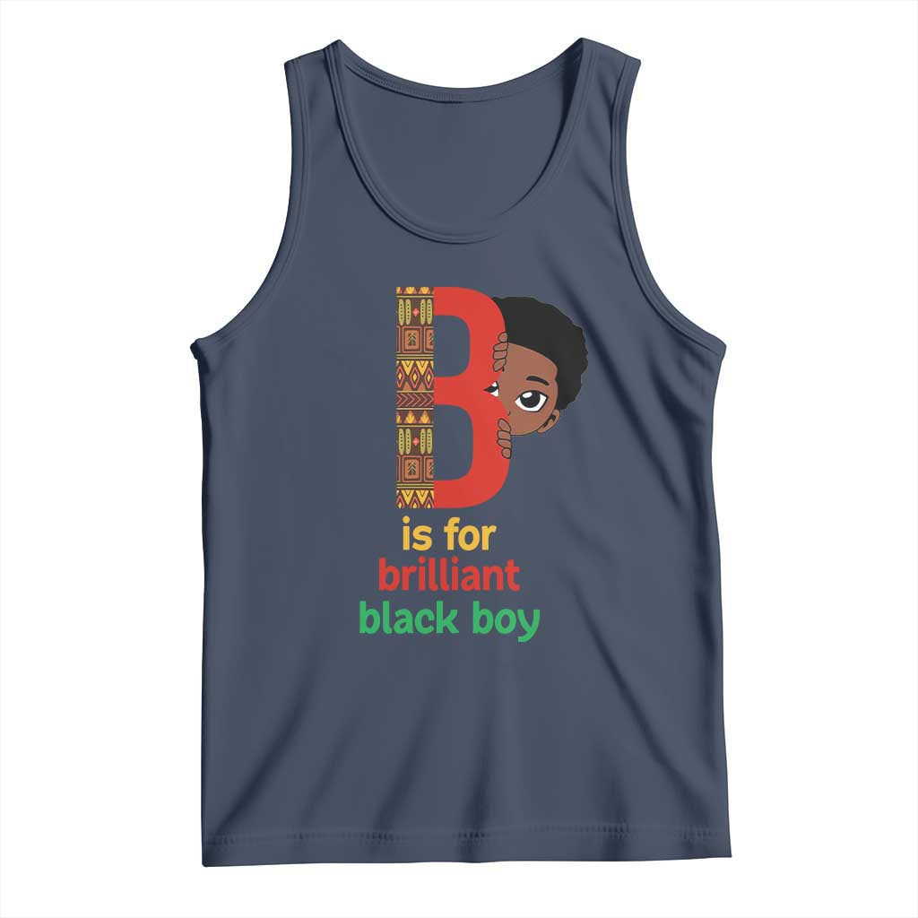 Black History Month Boy Tank Top B Is For Brilliant HBCU Education