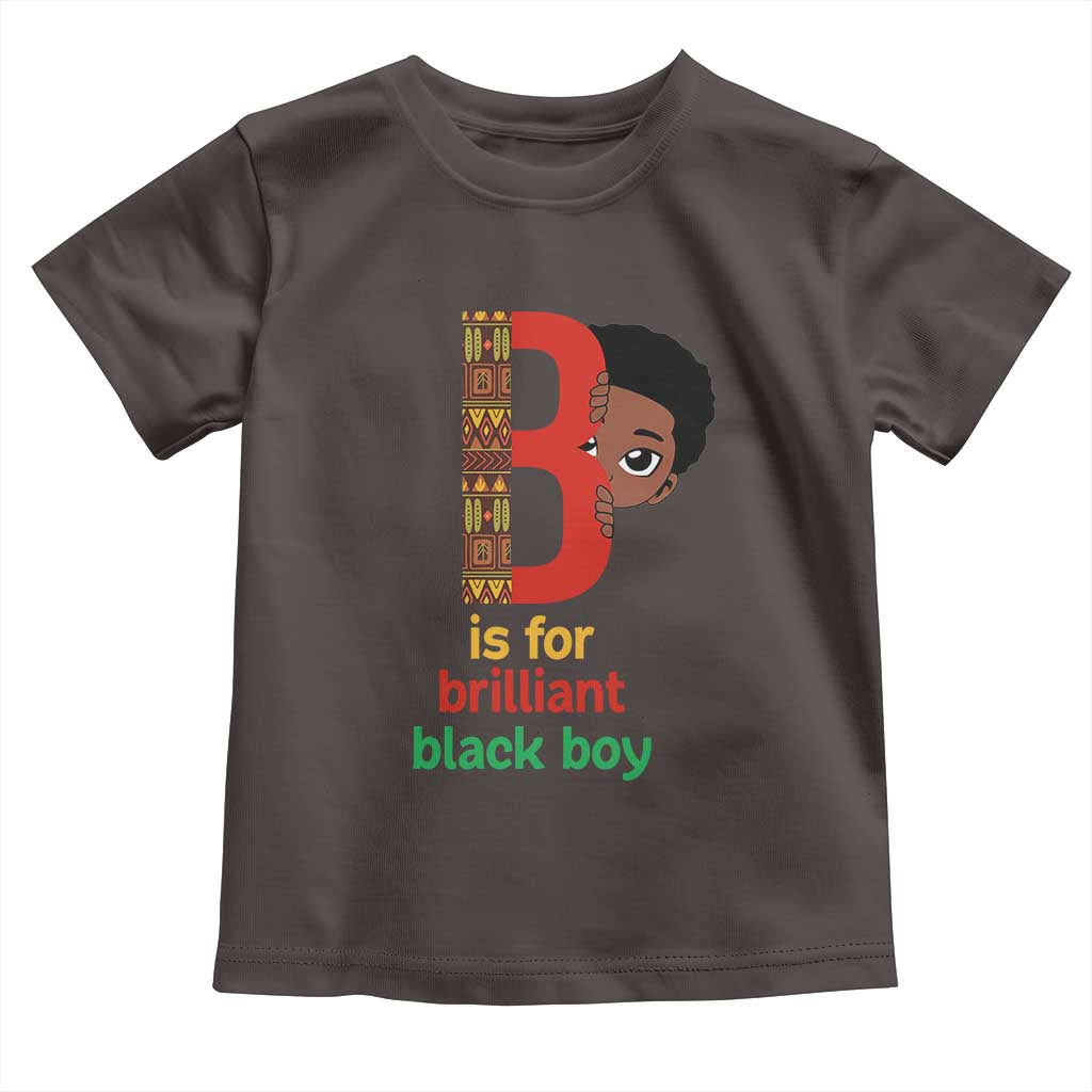 Black History Month Boy Toddler T Shirt B Is For Brilliant HBCU Education