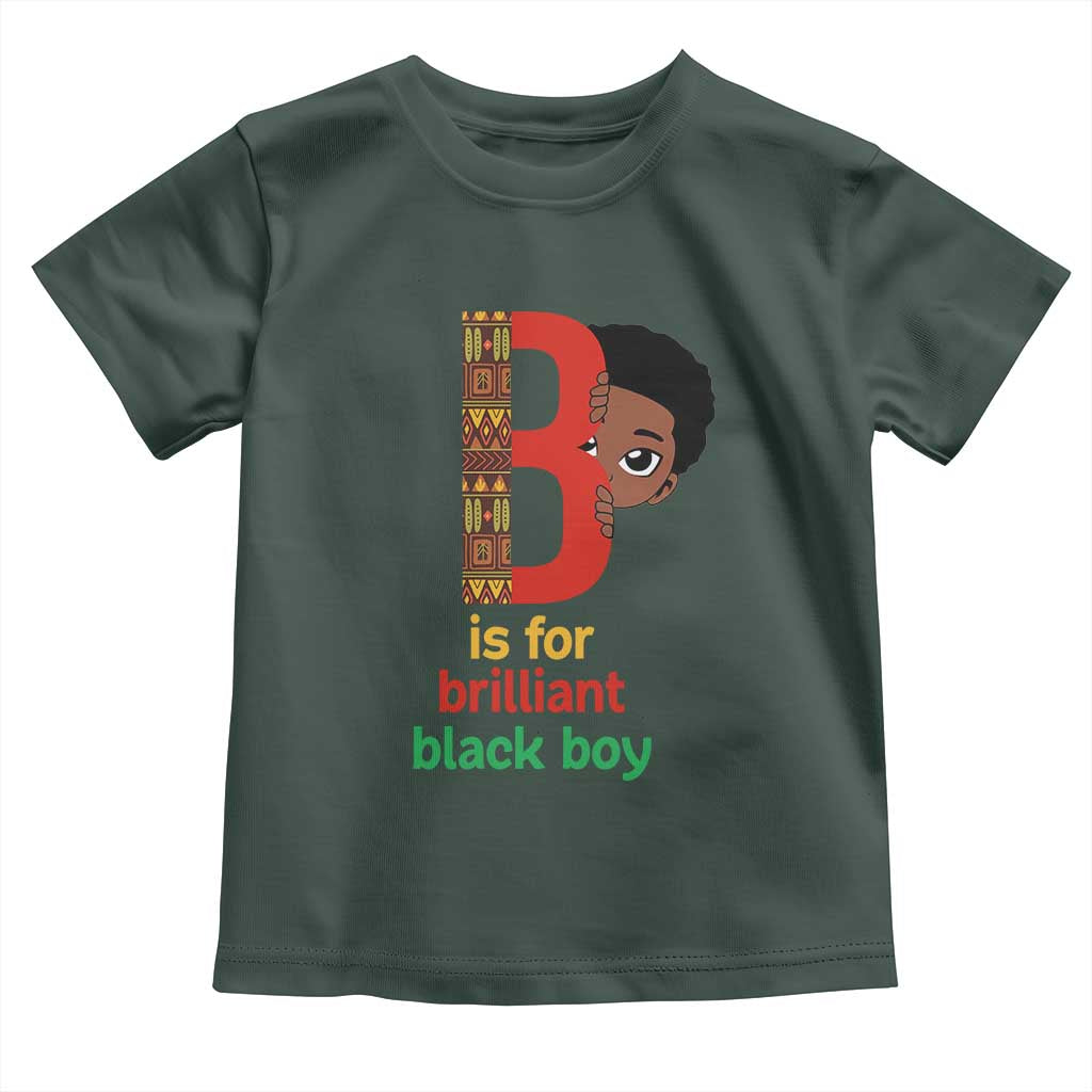 Black History Month Boy Toddler T Shirt B Is For Brilliant HBCU Education
