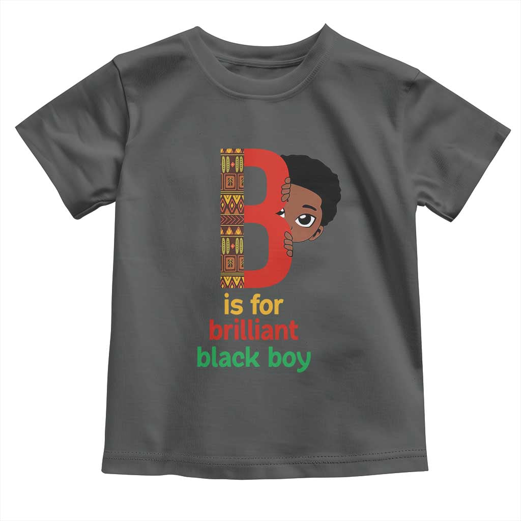 Black History Month Boy Toddler T Shirt B Is For Brilliant HBCU Education