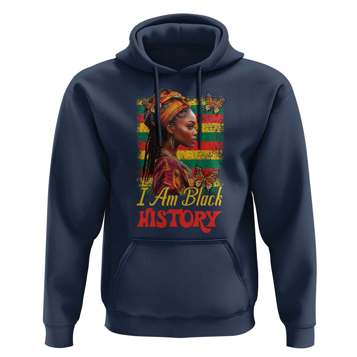 I Am Black History Hoodie African American Pride Woman