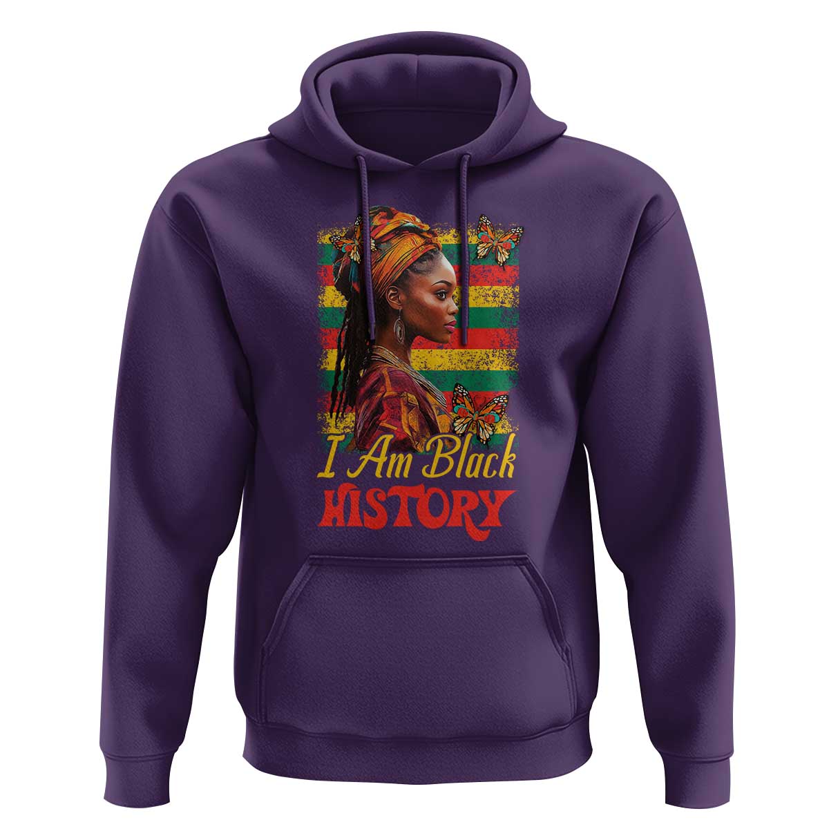I Am Black History Hoodie African American Pride Woman