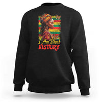 I Am Black History Sweatshirt African American Pride Woman