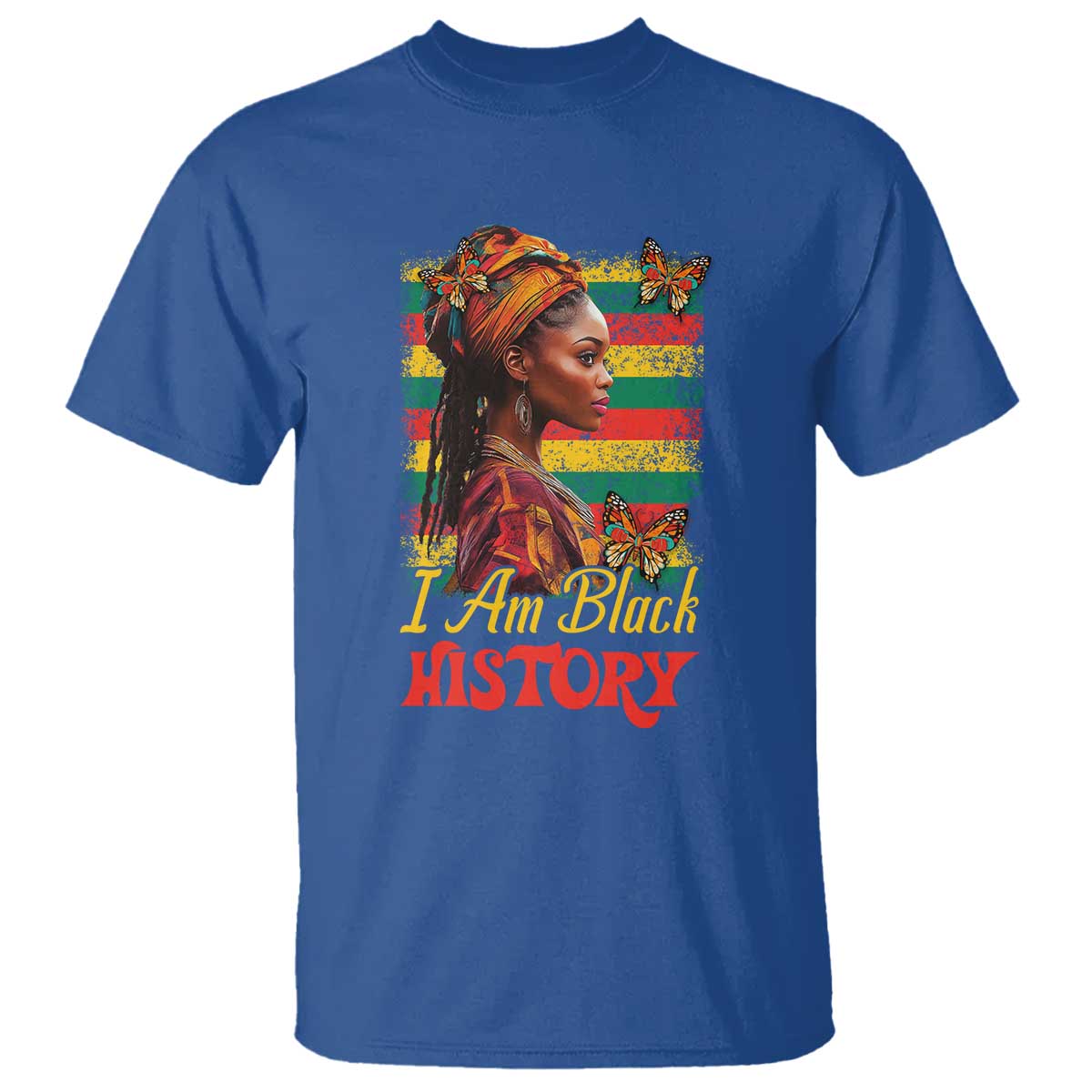 I Am Black History T Shirt African American Pride Woman