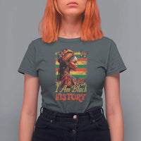 I Am Black History T Shirt For Women African American Pride Woman