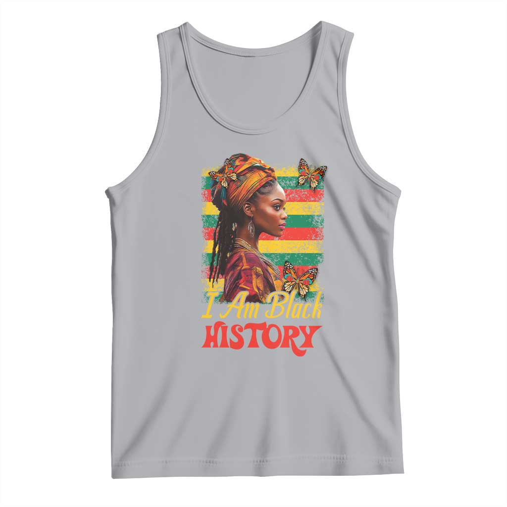 I Am Black History Tank Top African American Pride Woman