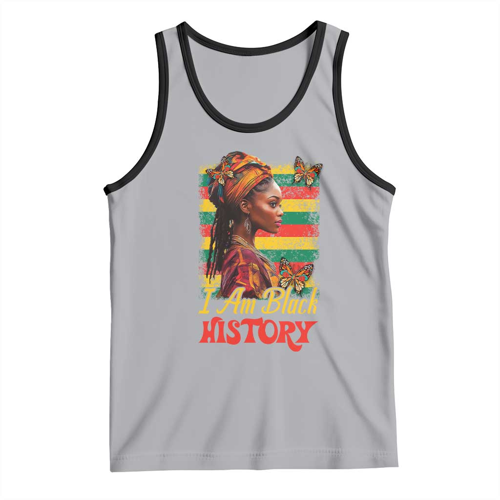 I Am Black History Tank Top African American Pride Woman