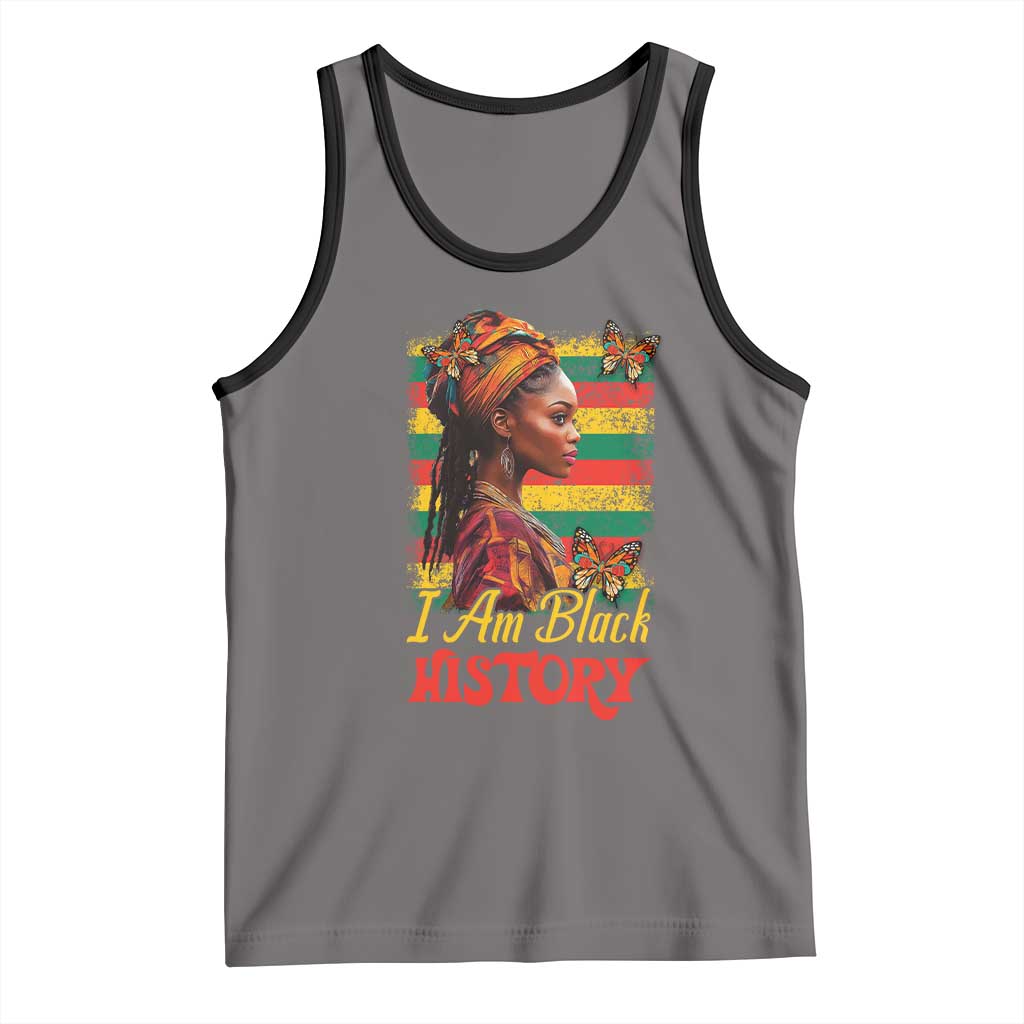 I Am Black History Tank Top African American Pride Woman