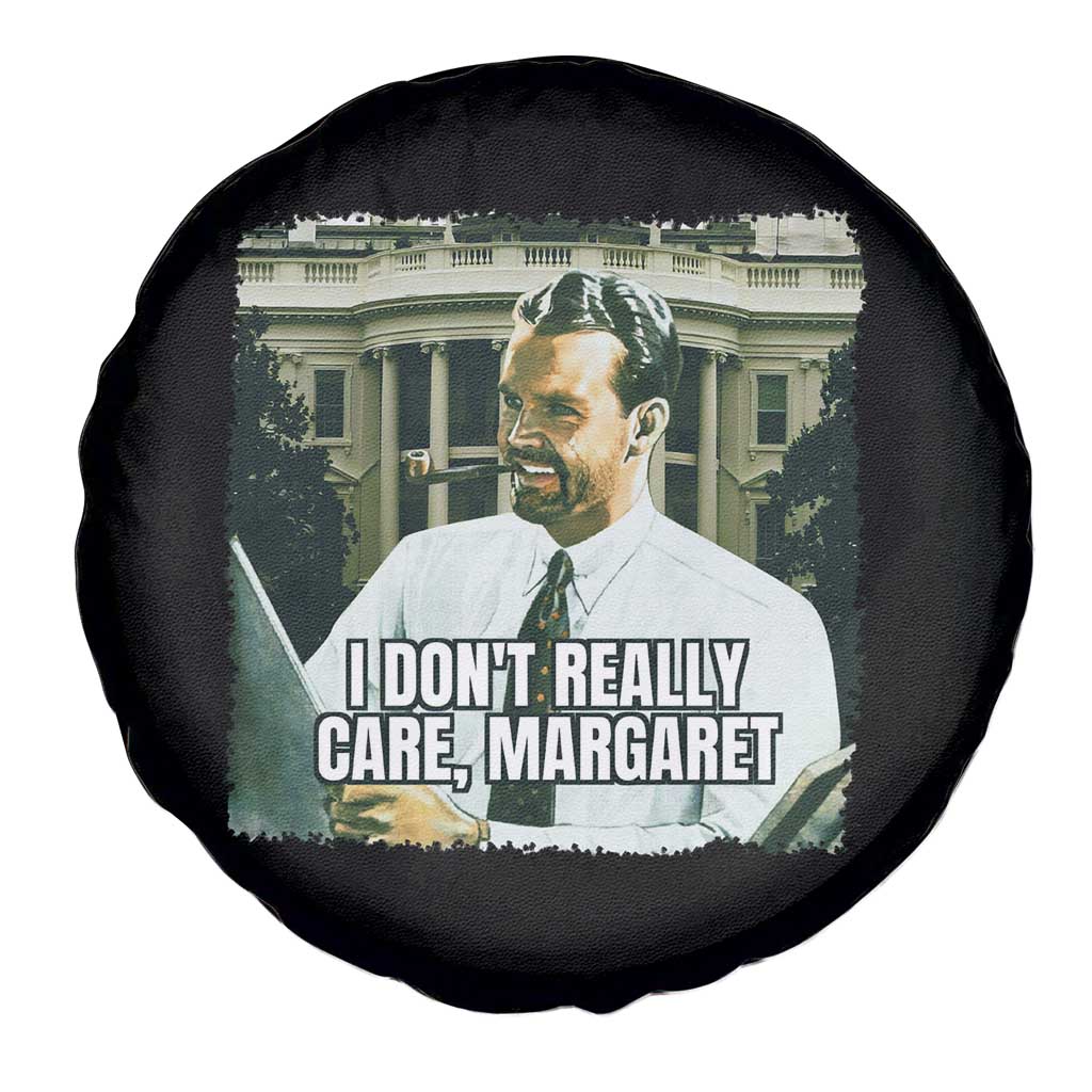 Funny JD Vance Interview Meme Spare Tire Cover I Don't Really Care Margaret