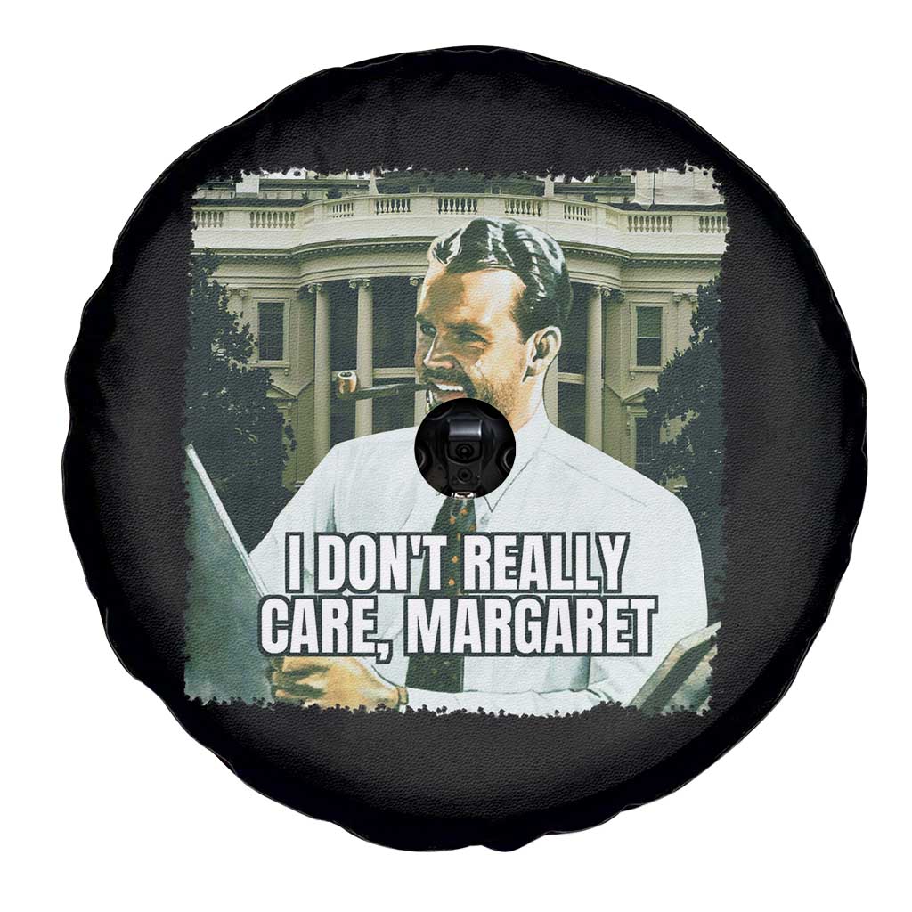 Funny JD Vance Interview Meme Spare Tire Cover I Don't Really Care Margaret