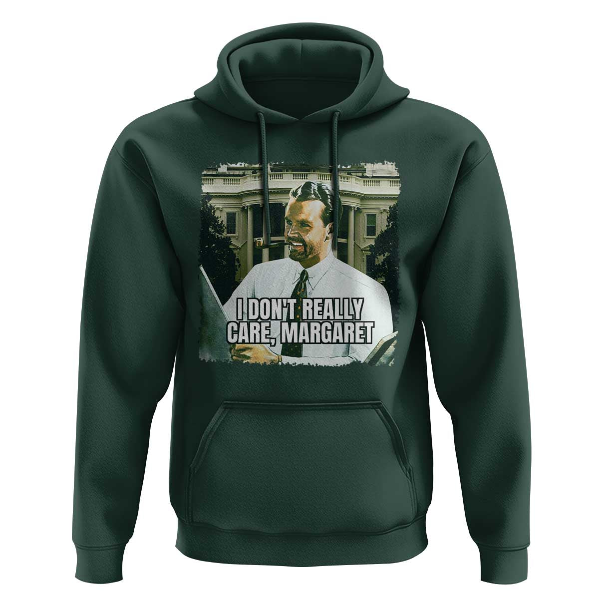 Funny JD Vance Interview Meme Hoodie I Don't Really Care Margaret