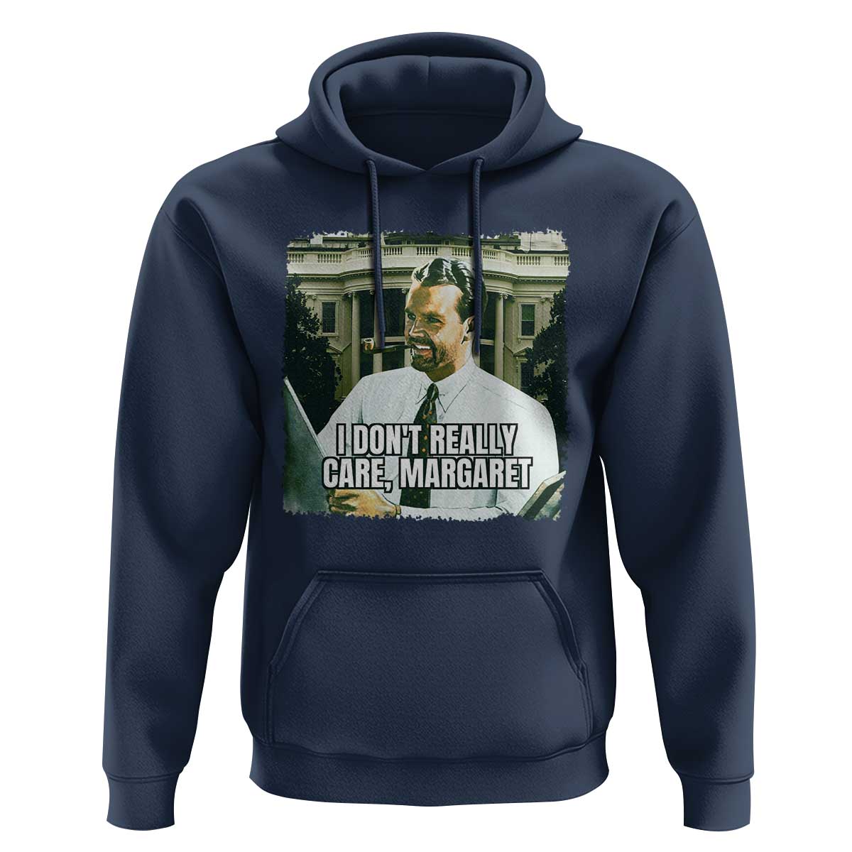 Funny JD Vance Interview Meme Hoodie I Don't Really Care Margaret