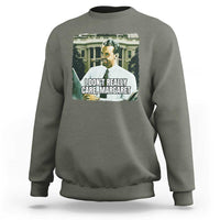 Funny JD Vance Interview Meme Sweatshirt I Don't Really Care Margaret