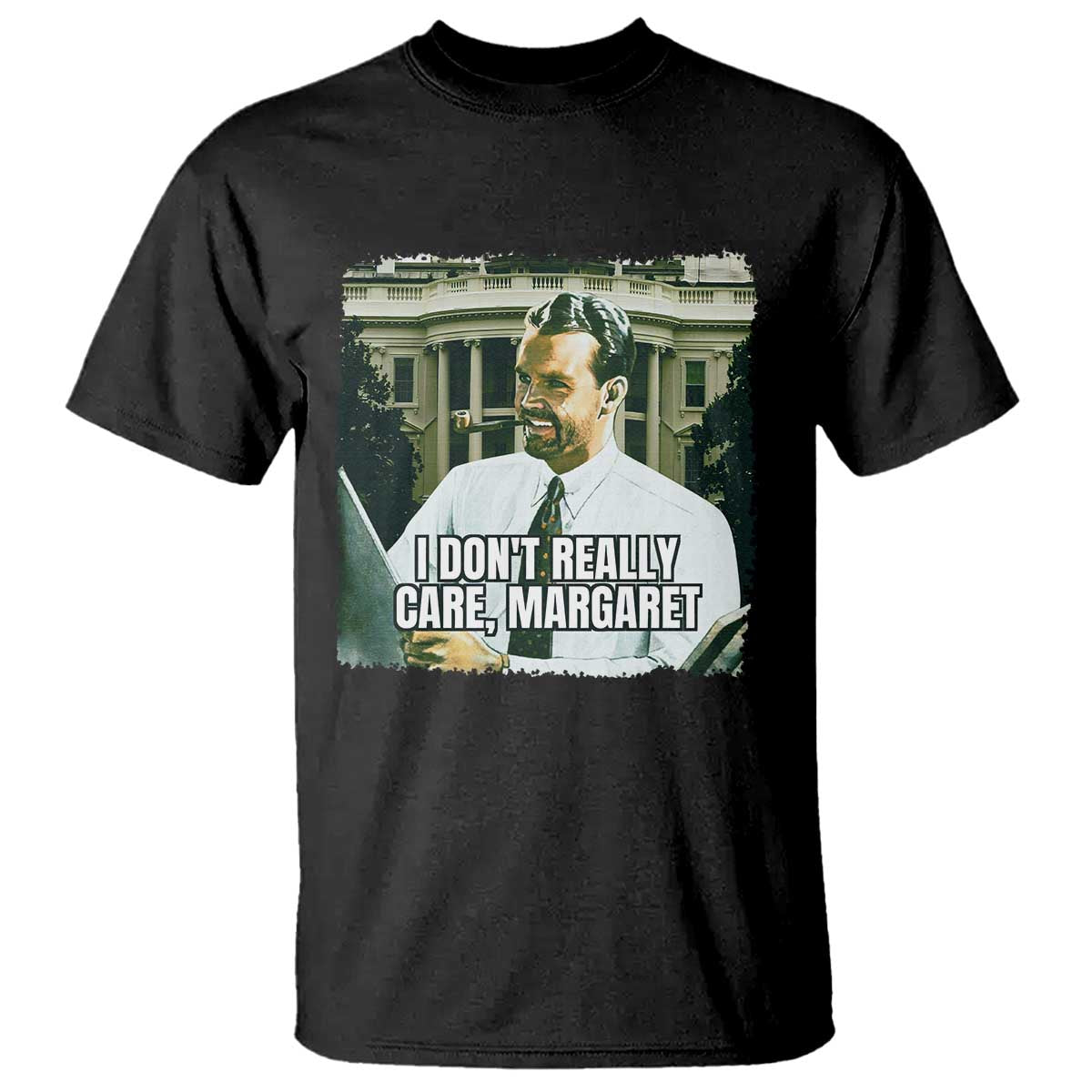 Funny JD Vance Interview Meme T Shirt I Don't Really Care Margaret