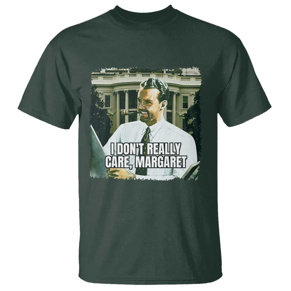 Funny JD Vance Interview Meme T Shirt I Don't Really Care Margaret