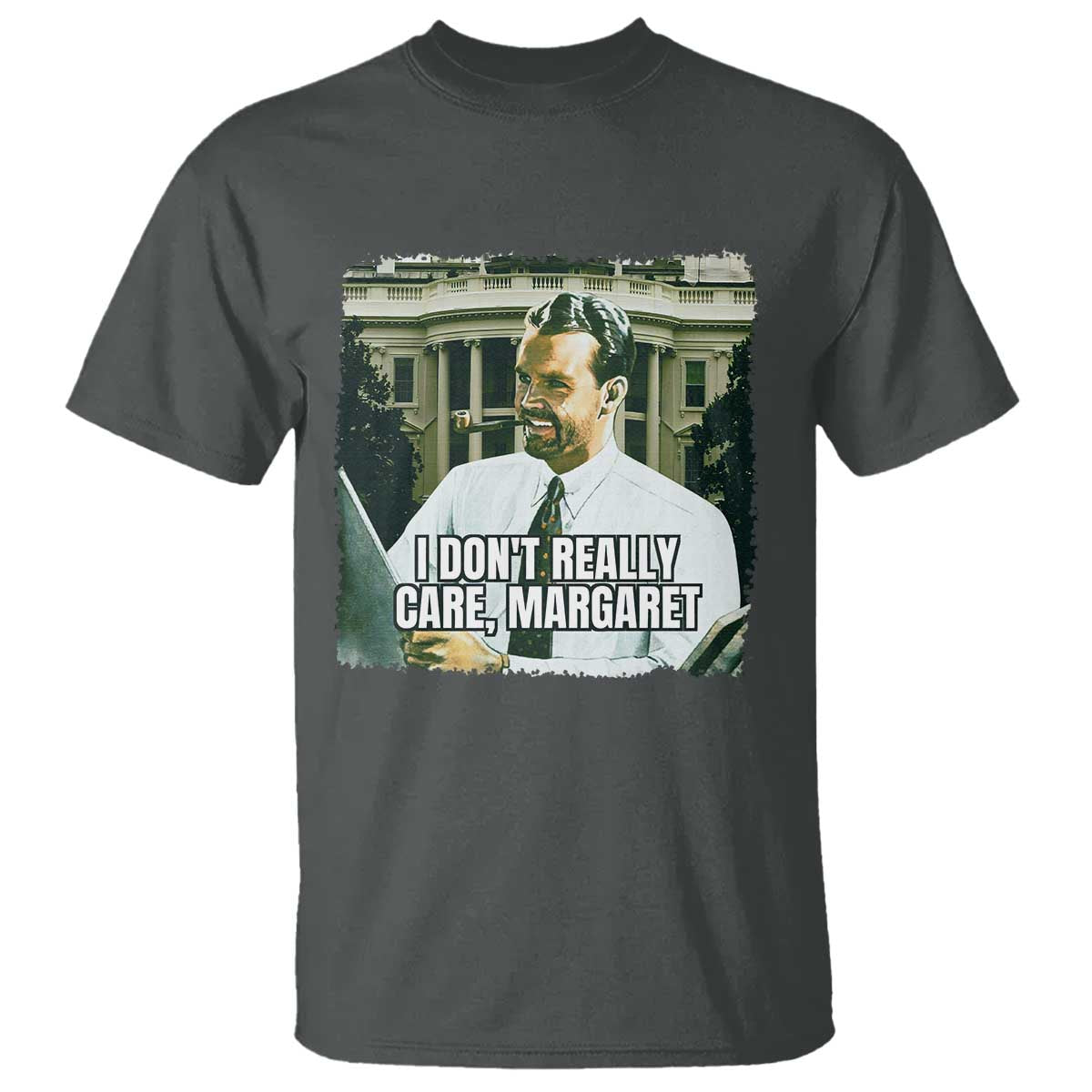 Funny JD Vance Interview Meme T Shirt I Don't Really Care Margaret