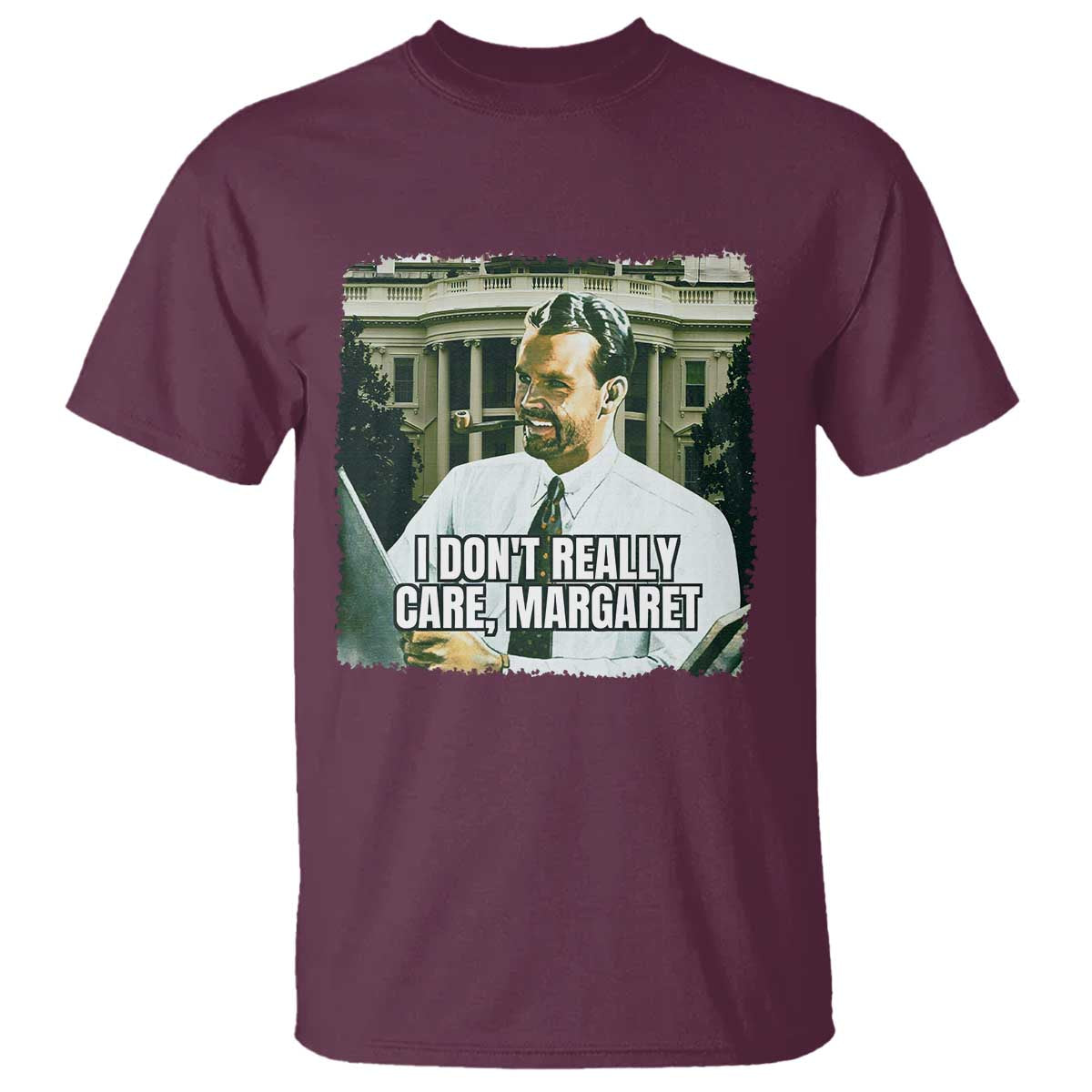 Funny JD Vance Interview Meme T Shirt I Don't Really Care Margaret
