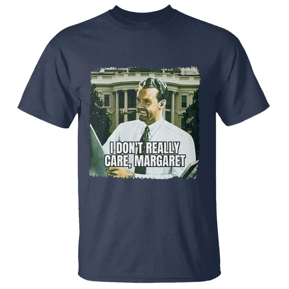 Funny JD Vance Interview Meme T Shirt I Don't Really Care Margaret