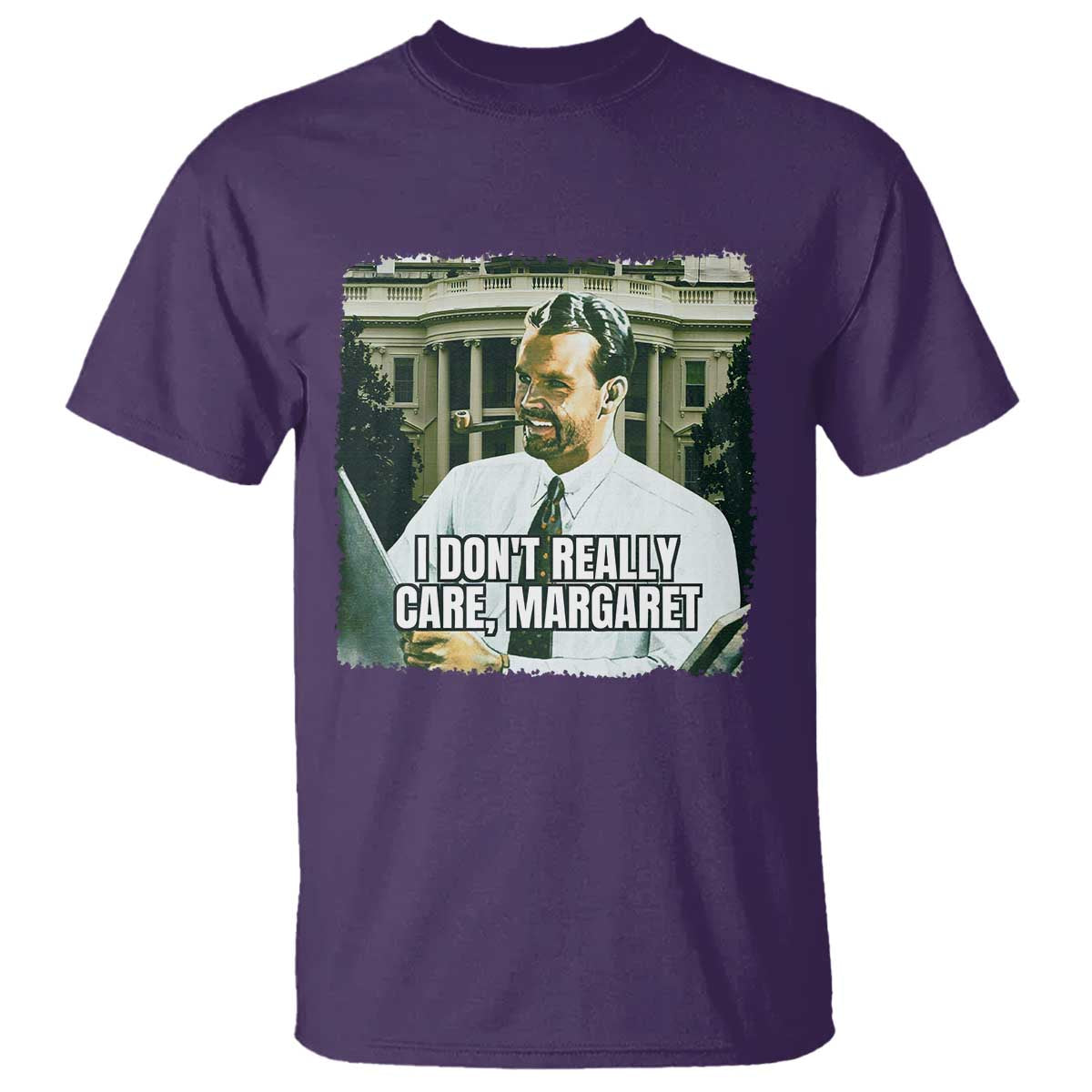 Funny JD Vance Interview Meme T Shirt I Don't Really Care Margaret