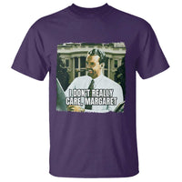 Funny JD Vance Interview Meme T Shirt I Don't Really Care Margaret