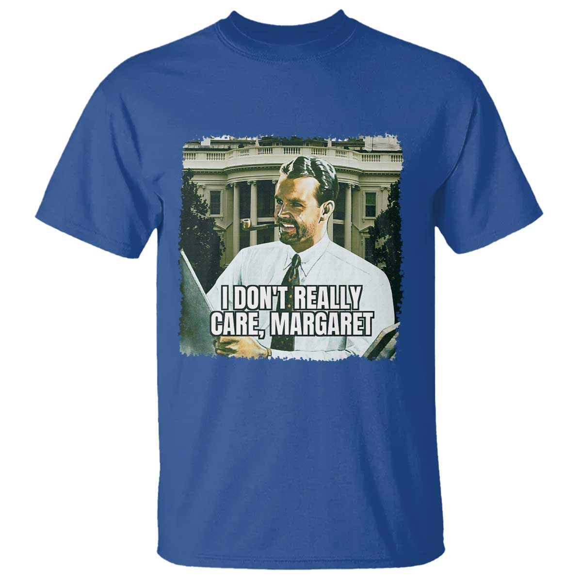Funny JD Vance Interview Meme T Shirt I Don't Really Care Margaret