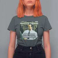 Funny JD Vance Interview Meme T Shirt For Women I Don't Really Care Margaret