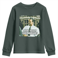 Funny JD Vance Interview Meme Youth Sweatshirt I Don't Really Care Margaret