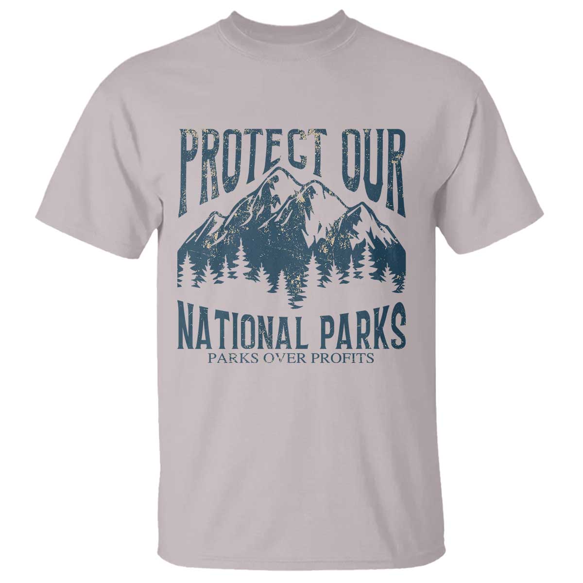 Protect Our National Parks T Shirt Retro Mountain Nature Graphic