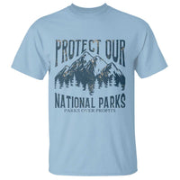 Protect Our National Parks T Shirt Retro Mountain Nature Graphic