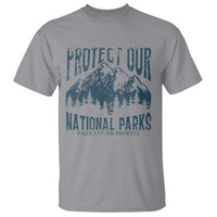 Protect Our National Parks T Shirt Retro Mountain Nature Graphic