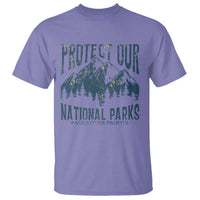 Protect Our National Parks T Shirt Retro Mountain Nature Graphic