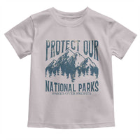 Protect Our National Parks Toddler T Shirt Retro Mountain Nature Graphic