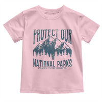 Protect Our National Parks Toddler T Shirt Retro Mountain Nature Graphic