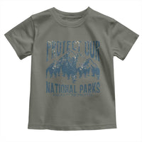 Protect Our National Parks Toddler T Shirt Retro Mountain Nature Graphic
