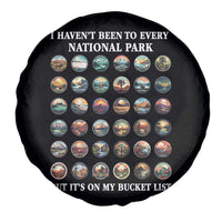 National Parks Bucket List Spare Tire Cover I Haven't Been To Wishlist