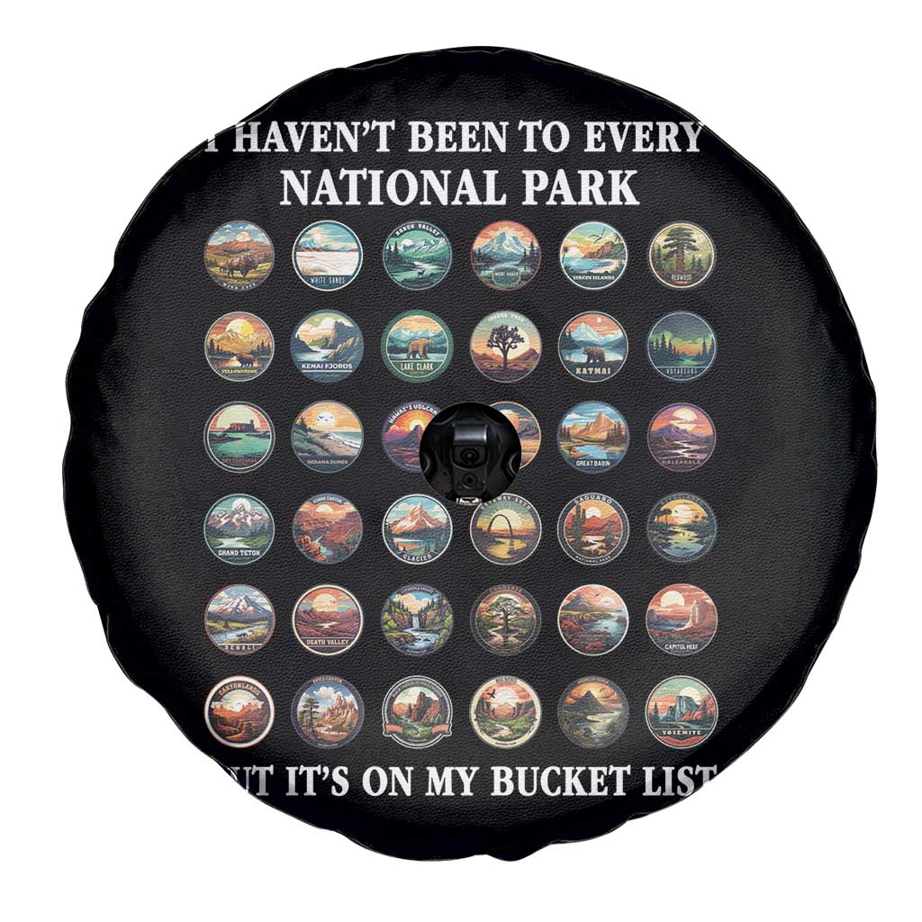 National Parks Bucket List Spare Tire Cover I Haven't Been To Wishlist