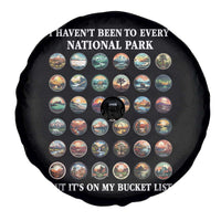 National Parks Bucket List Spare Tire Cover I Haven't Been To Wishlist