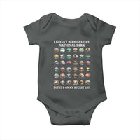 National Parks Bucket List Baby Onesie I Haven't Been To Wishlist